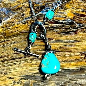 Turquoise and Sterling Silver Necklace